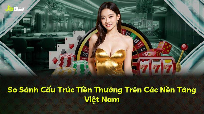 So Sánh Cấu Trúc Tiền Thưởng Trên Các Nền Tảng Việt Nam